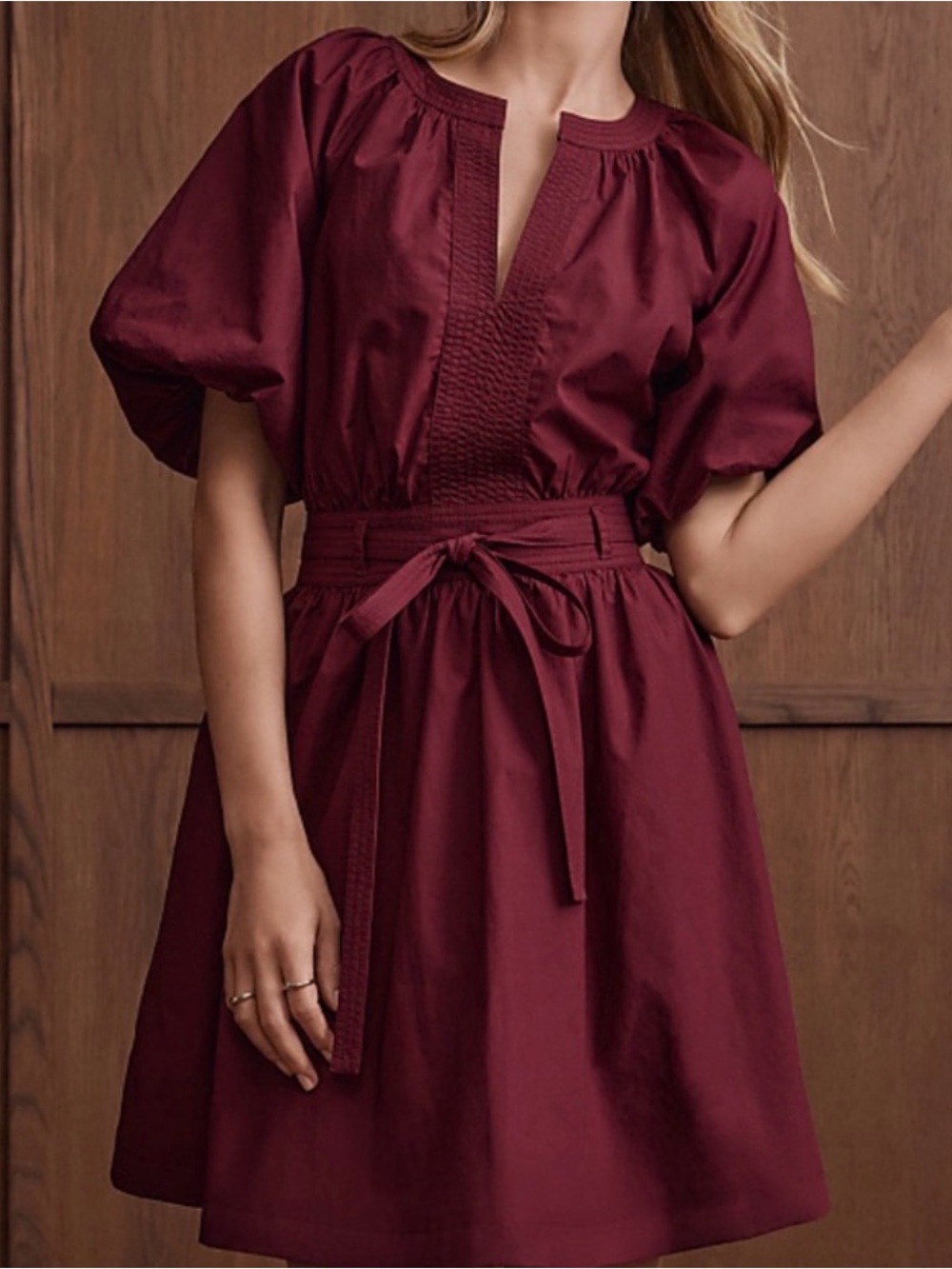 Loft maroon dress
